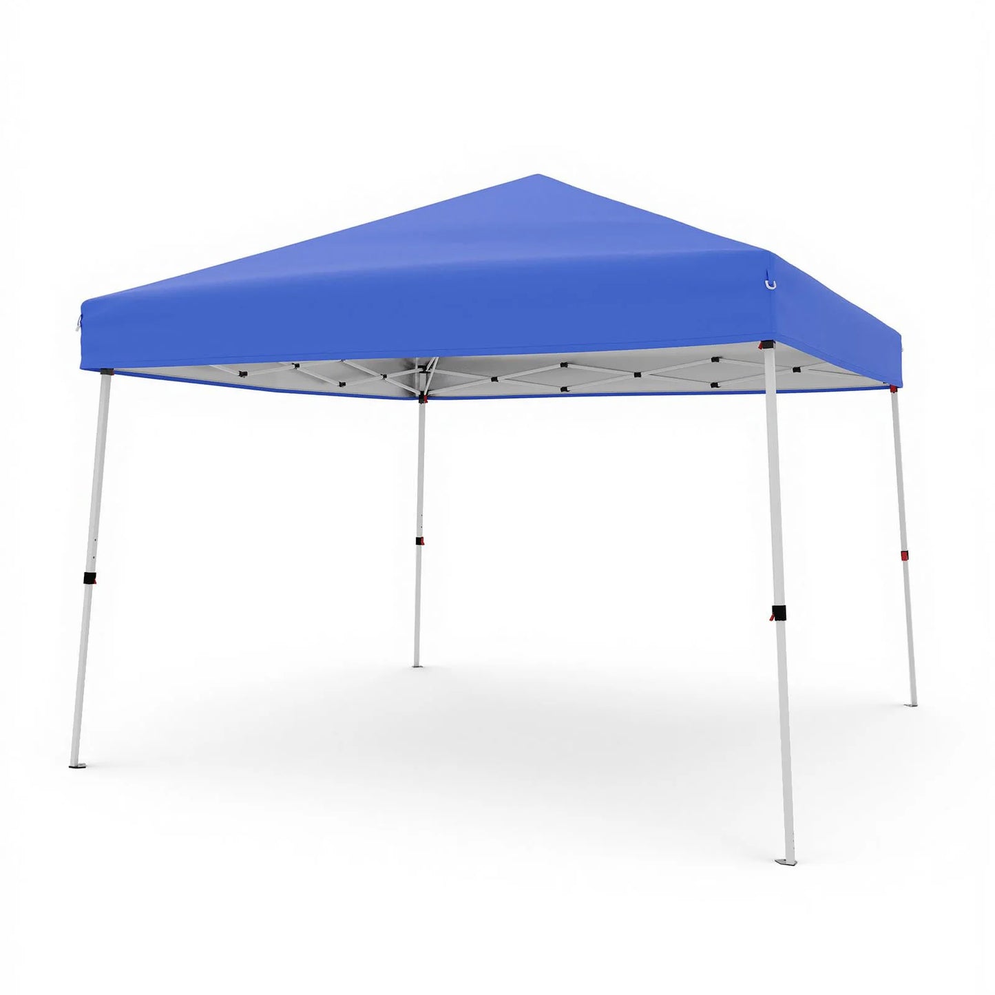 Folding Slanted Canopy Tent 210D Oxford Cloth Cover Iron Tube Portable Patio Umbrella for Trade Shows Event Outdoor Beach Garden