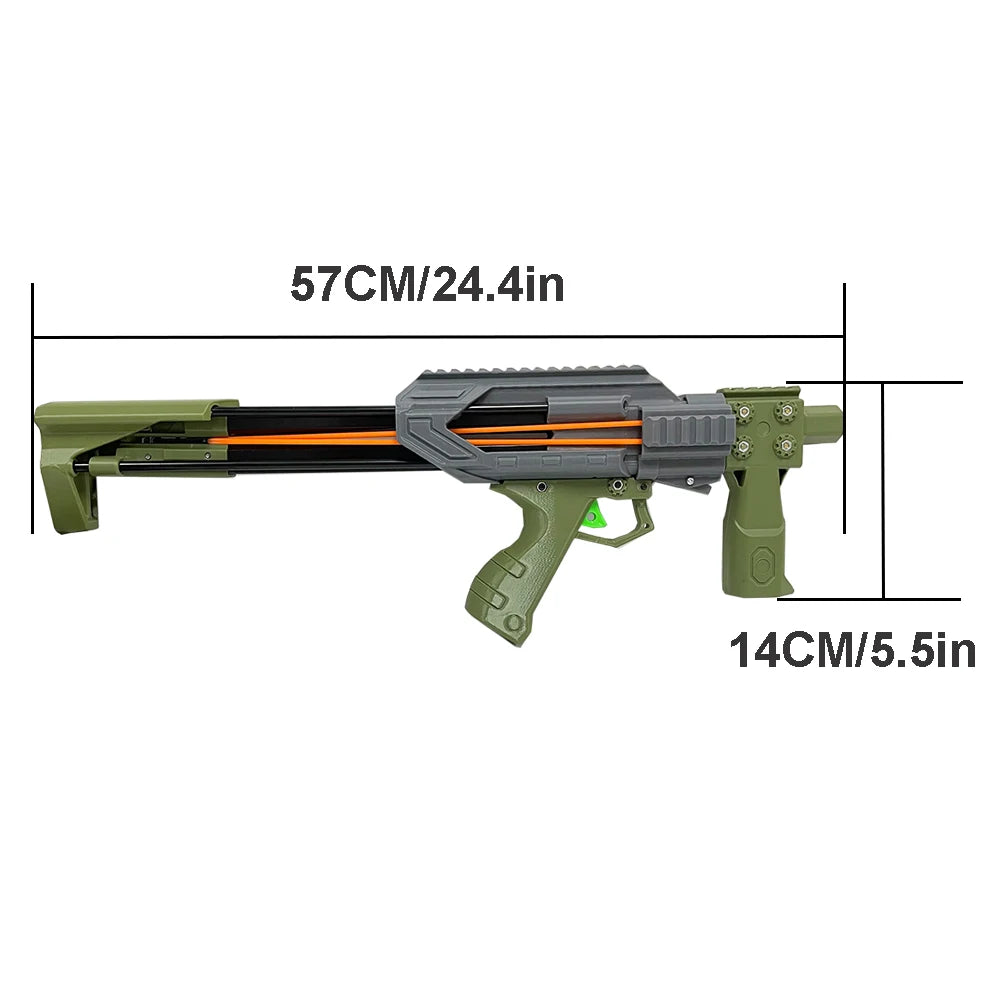 Multi functional arrow launch slingshot,automatic-fire trigger slingshot, Heavy duty continuous launch catapult