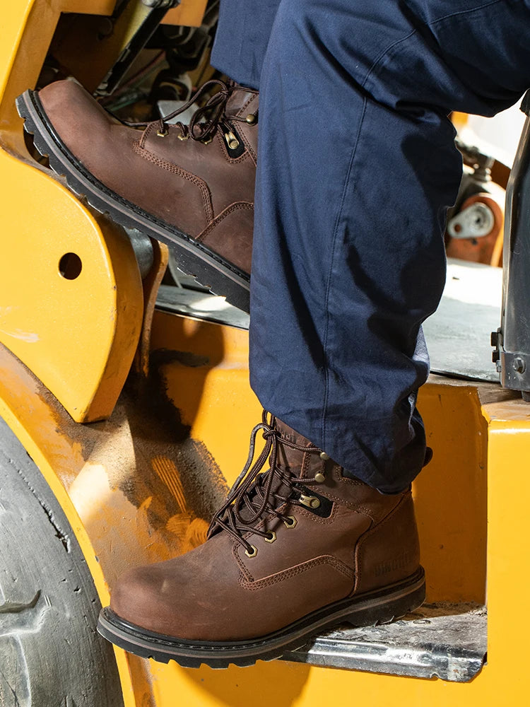 Lightweight Breathable Industrial Construction Sneakers Protective Shoes for Comfortable Work at Construction Site