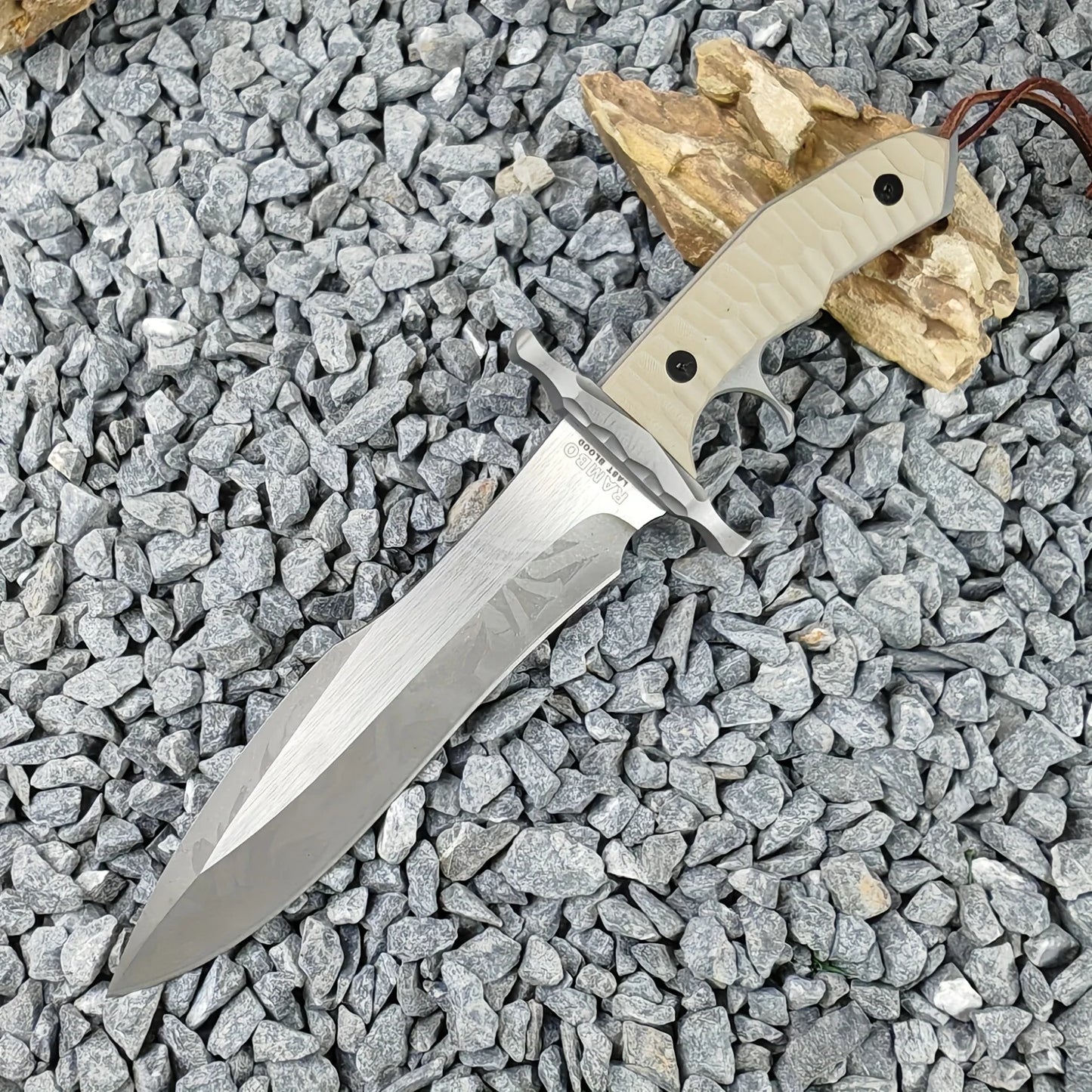 MK9 Heavy-duty Outdoor Survival Knife 9CR18MOV Steel Blade Durability Ideal Adventure Survival Perfect Hiking Traveling Tools