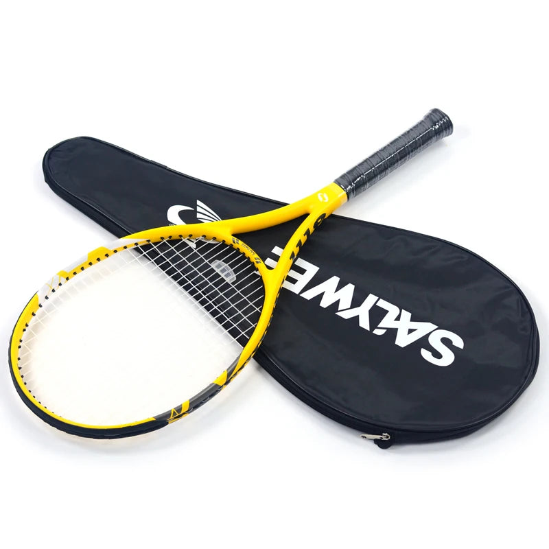 BaboBee SY1118, 100% Full Carbon Fiber Tennis Racket 60lbs Pre-Strung, Aerospace-Grade Frame 275g Lightweight with Free Overgrip