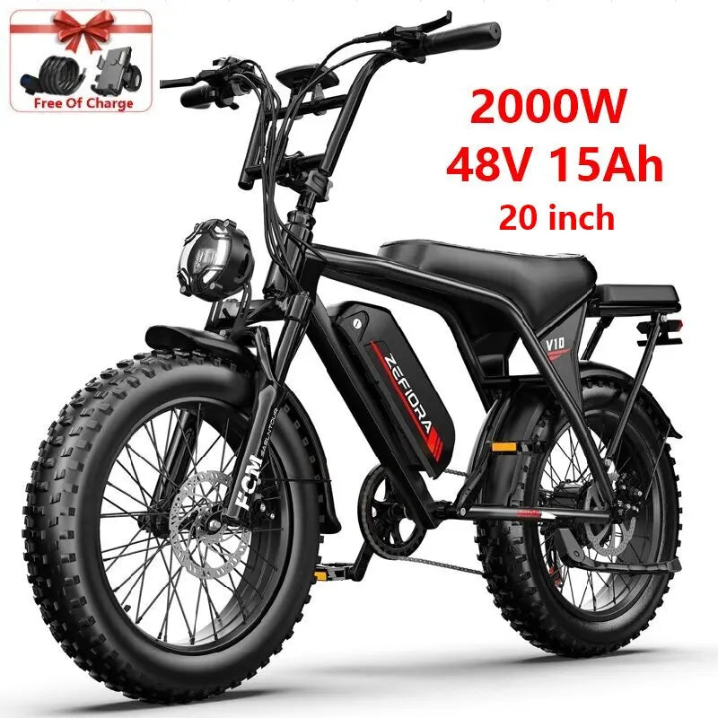 Ebike 2000w 3000w 1000w 1500w,30-50mph Electric Bikes Highspeed,48v 10ah-20ah Battery Life 30-60miles Electric Bike Adults Cheap
