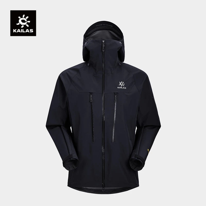 KAILAS Mont Q60 GTX PRO 100D 3L Rainstorm Waterproof Hooded Outdoor Professional Mountaineering HardShell JacketS KG2441146