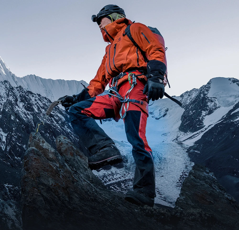 KAILAS Mont Q60 GTX PRO 100D 3L Rainstorm Waterproof Hooded Outdoor Professional Mountaineering HardShell JacketS KG2441146