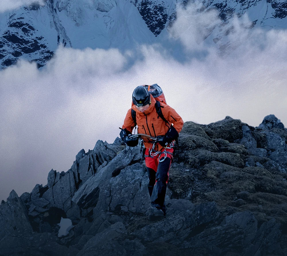 KAILAS Mont Q60 GTX PRO 100D 3L Rainstorm Waterproof Hooded Outdoor Professional Mountaineering HardShell JacketS KG2441146