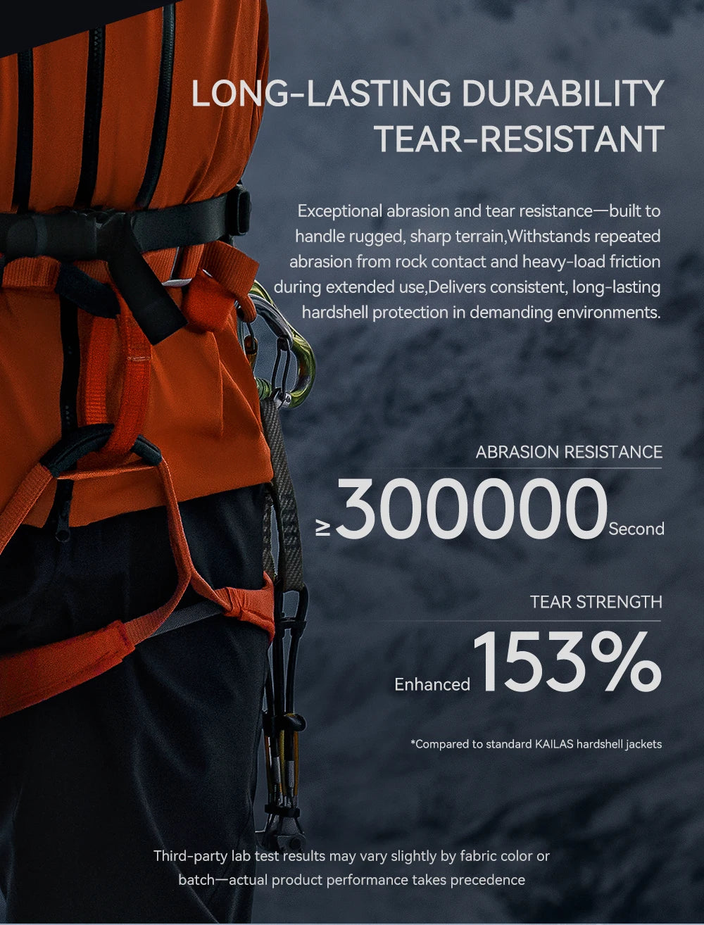 KAILAS Mont Q60 GTX PRO 100D 3L Rainstorm Waterproof Hooded Outdoor Professional Mountaineering HardShell JacketS KG2441146