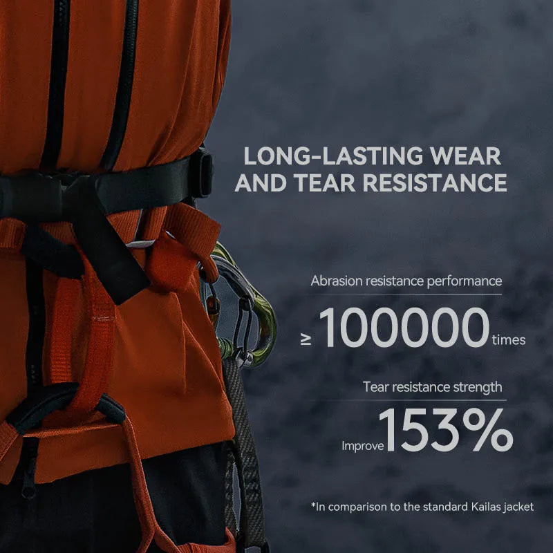 KAILAS Mont Q60 GTX PRO 100D 3L Rainstorm Waterproof Hooded Outdoor Professional Mountaineering HardShell JacketS KG2441146