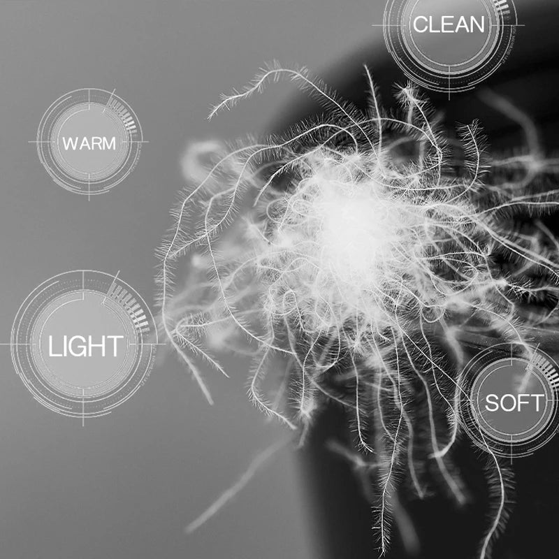 Kamperbox Sleeping Bag Winter Cold Down Sleeping Bag Camping Equipment Down Slippers Lightweight Sleeping Bag