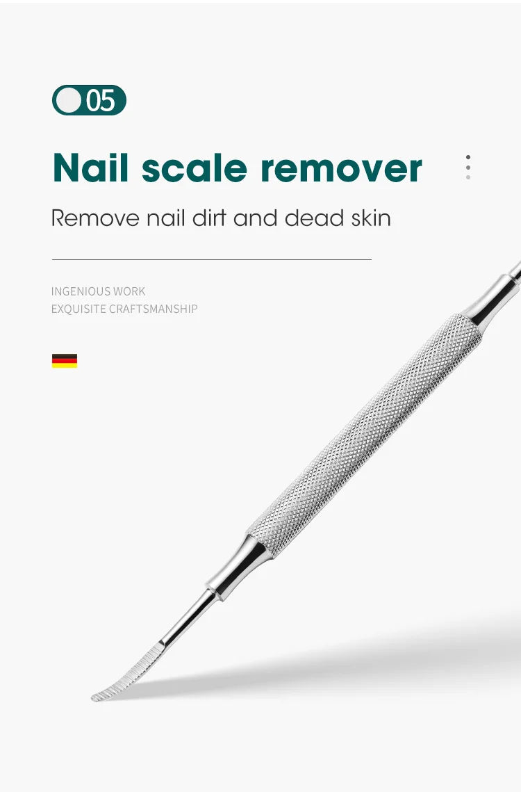 MR.GREEN Pedicure Knife Set Professional Ingrown Toenail Foot Care Tools Stainless Steel Nail Nippers Clipper Remover Kit