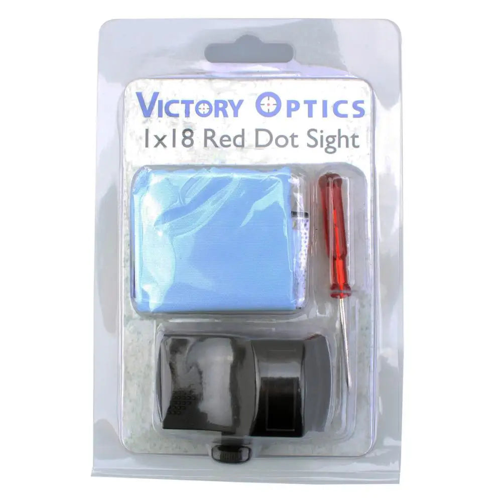 VictOptics V2 1x18 Red Dot Sight Hunting Riflescope Collimator Scope Fits Airsoft .223 5.56mm With 21mm 20mm Weaver Mount