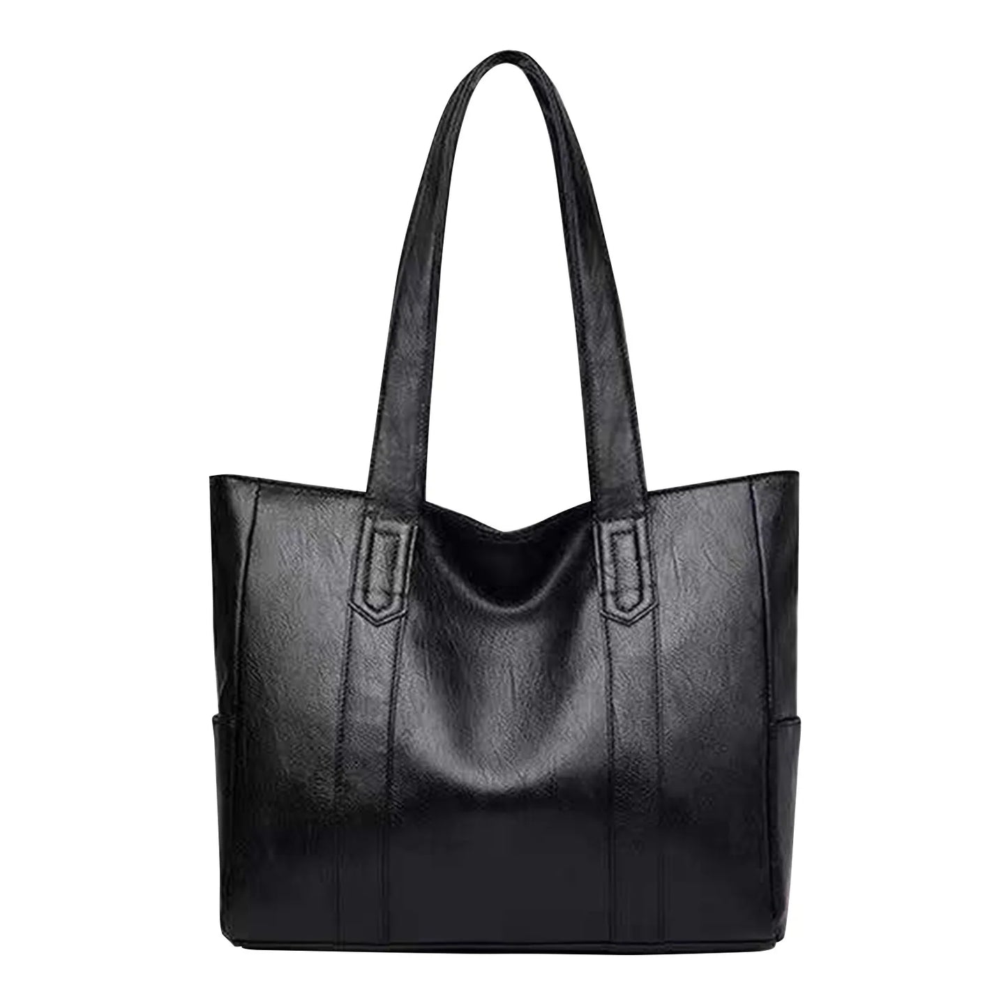 Big Soft Leather Bag Female 2025 New Tide Version Of Everything Simple Large Capacity Tote Single Shoulder Handbag