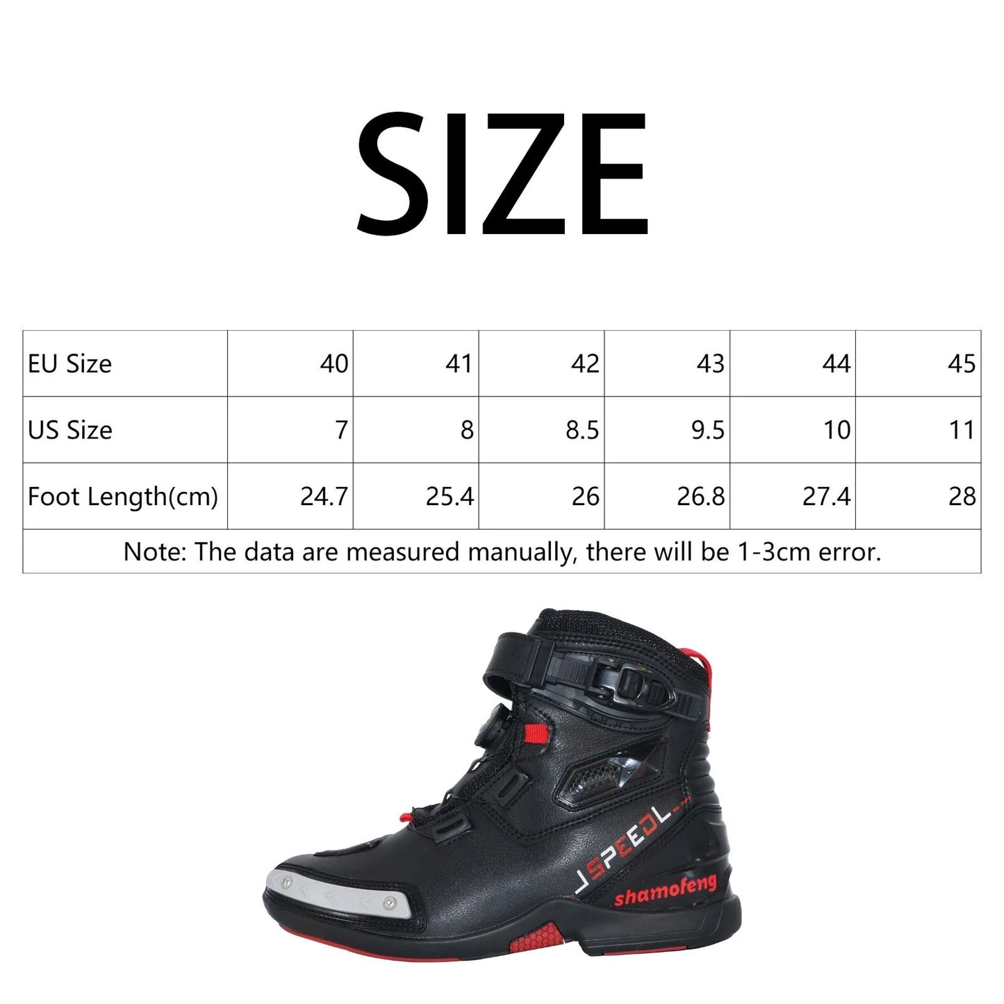Motorcycle Boots Men Leather Motos Riders Protective Boots Waterproof Non-slip Motocross Mountain Racing Ankle Length Shoes