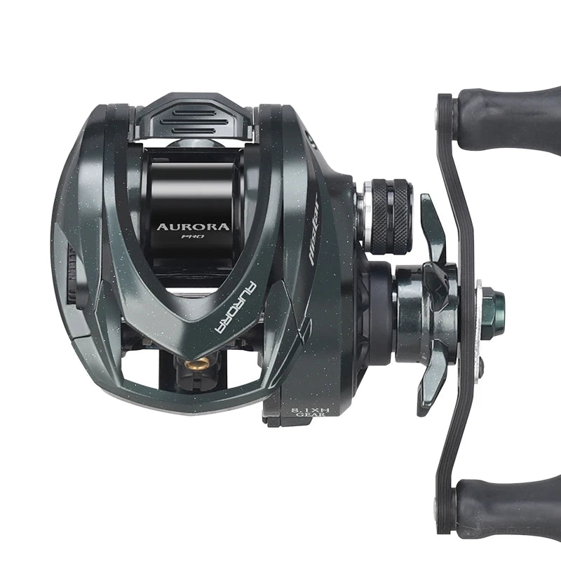 HISTAR Aurora airCF Carbon BFS NMB SIC BB 109G 3D Suspension Magnetic Brake 8.1:1 Ratio 4KG Drag Power Baitcasting Fishing Reel