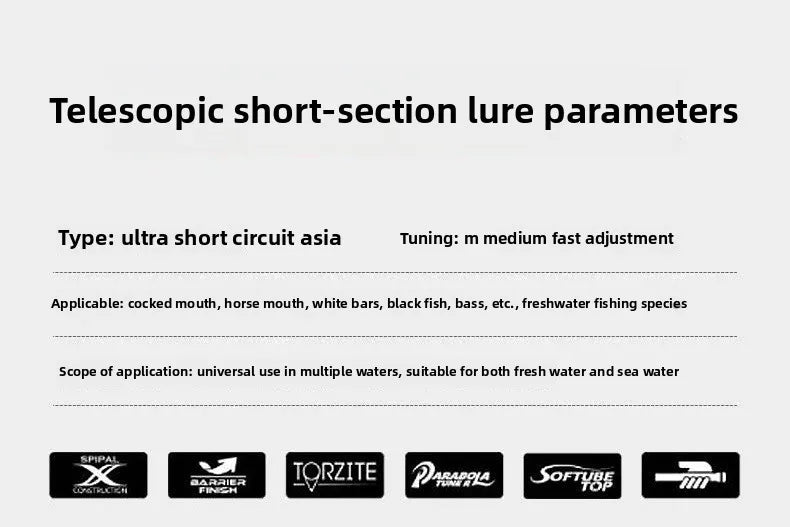 Mini Portable Super Short Luya Rod Travel Fishing Gear Set Small Telescopic Full Section Fishing Equipment for Easy Carry