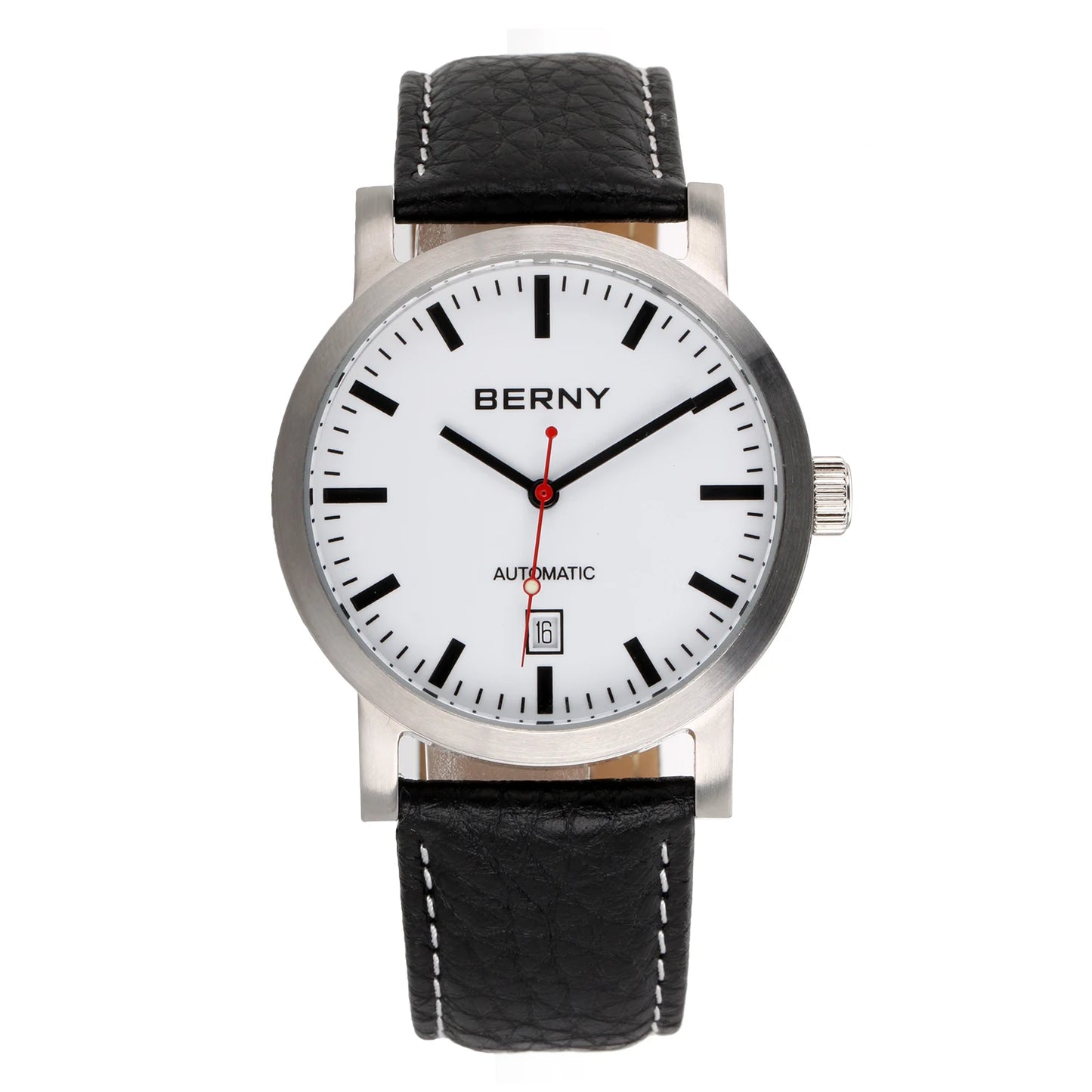 BERNY Watch for Men Mechanical Automatic Watches  Luxury Brand Male Clock Water Resistant Swiss Trackway Men's Wristwatch