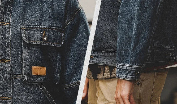 Winter 2025 Loose Cowboy Coat for Men Trendy Washed Low Price Y2k New In Casual Denim Jackets Man Korean Popular Clothes Lxury