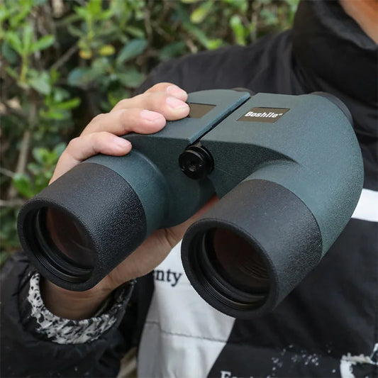 Boshile 10x50 Binoculars ED Waterproof Telescope No Compass Dual Eyepiece Independent Focusing Bak4 Outdor Hunting Camping New