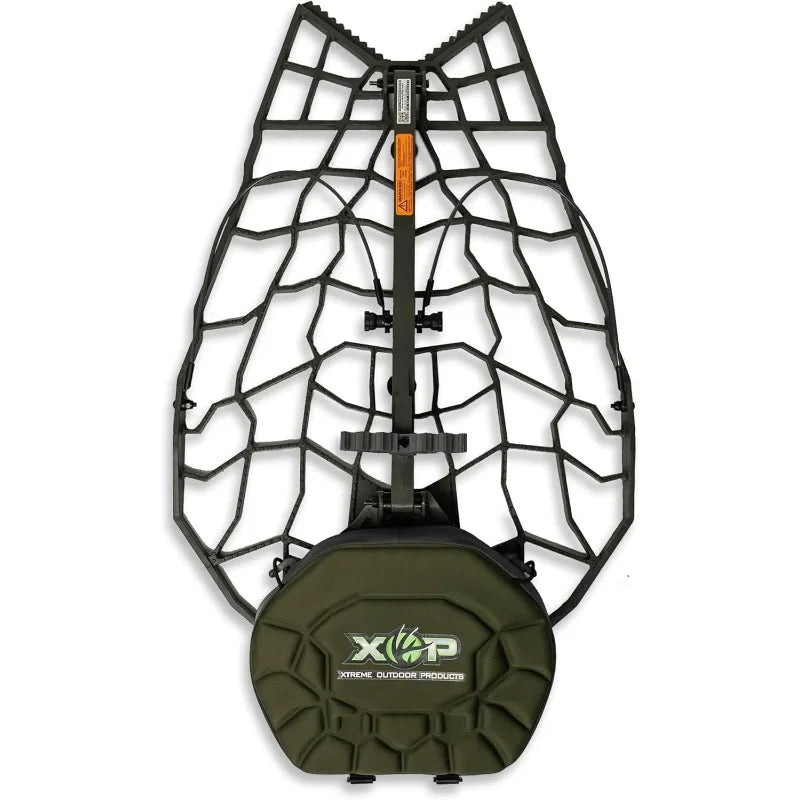 XOP Air Raid Evolution - Cast Aluminum Hang On Tree Stand for Hunting - Deluxe Deer Stand, Platform Dimensions - 21.5" X 31"