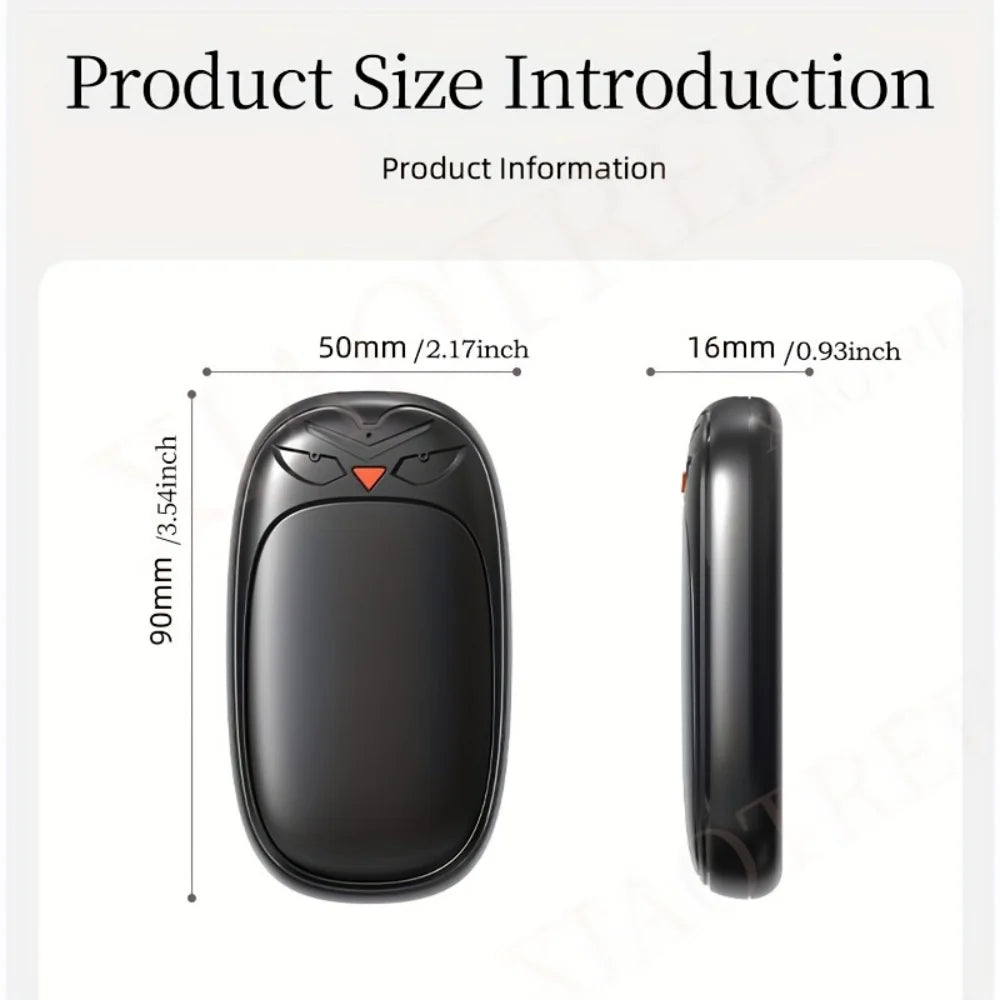 Hand Warmers Rechargeable 2 Pack 2000mAh Electric Hand Warmers Smart Chips 8Hrs Long Safe Heat, Portable Pocket Heater Gifts