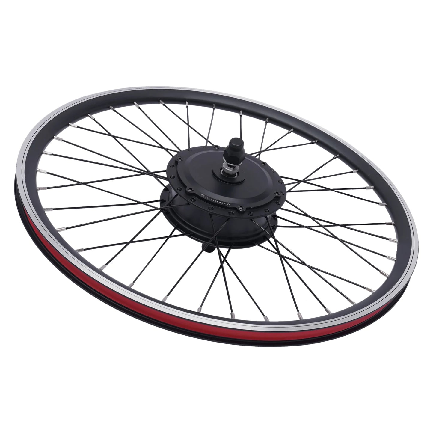 36V 500W Electric Bike Conversion Kit with LCD Display PAS Brake Levers Complete E-Bike Kit for 27.5"/700C Front Wheel