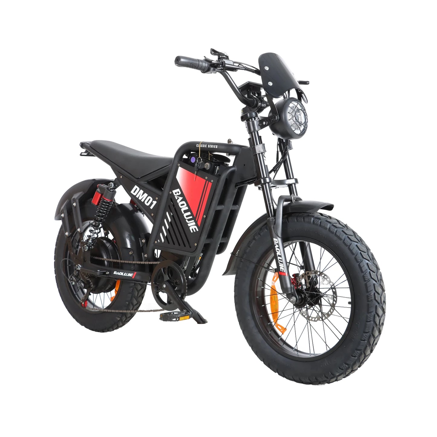 BAOLUJIE DM01 electric bicycle Moto Electric Bike for Adults 2000W Motor Electric Bike 60V30AH Moto 42MPH EBike【1 Year Warranty】