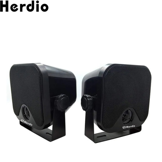 Herdio Waterproof Marine Speakers 100W 4 Inch Motorcycle Audio Speaker Heavy Duty Music Sound System For outdoor ATV UTV