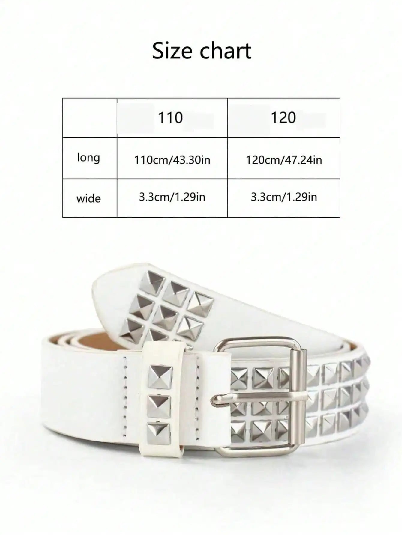 Solid Color Punk Rhinestone Studded Leather Belt, Suitable For Teens, Casual Outdoor, Athletic, Vacations, Graduation Gifts, Birthday, Daily Wear