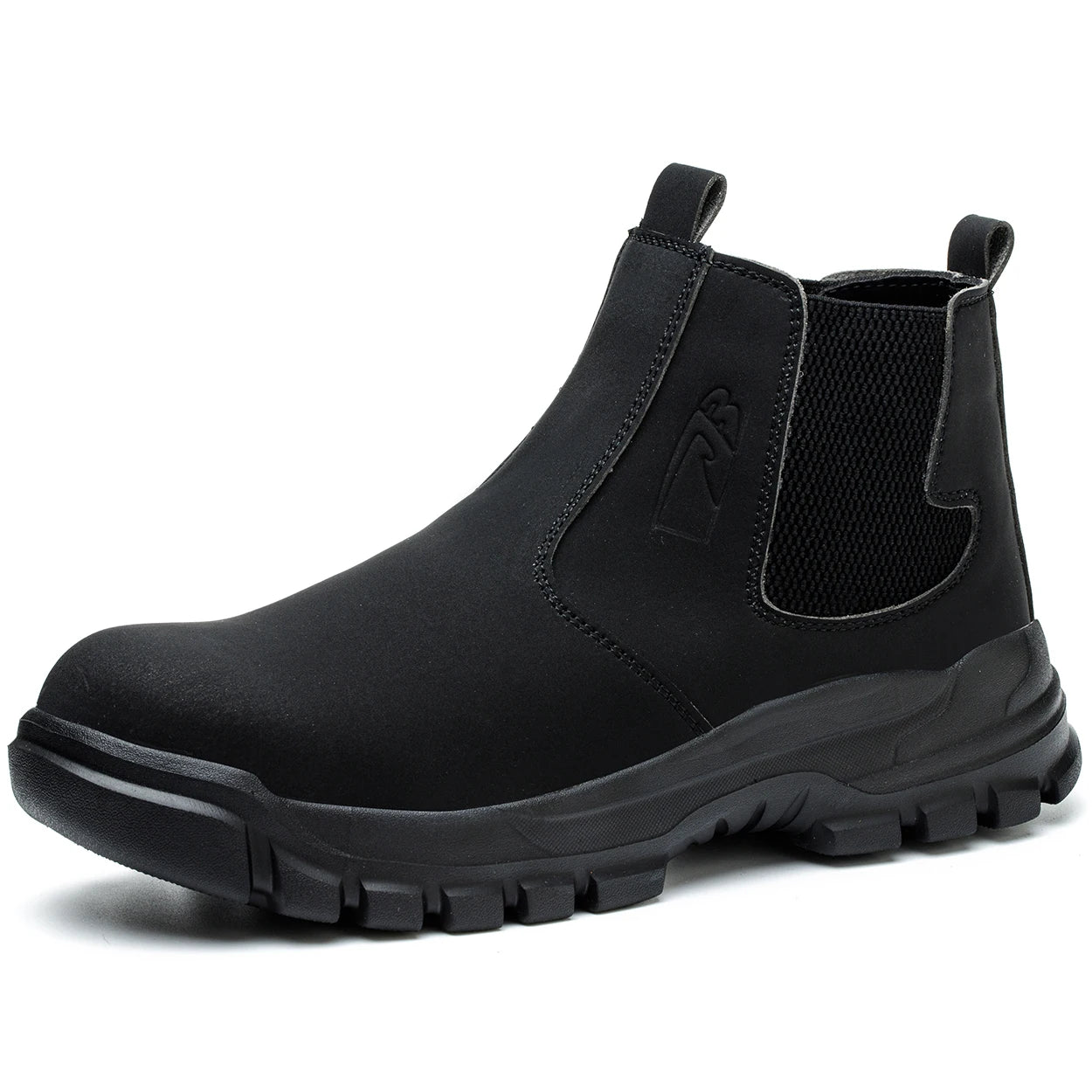 Waterproof Men's Safety Work Boots Steel Toe Shoes Anti Impact And Anti-Puncture Outdoor Adventure Hiking Protective Boots