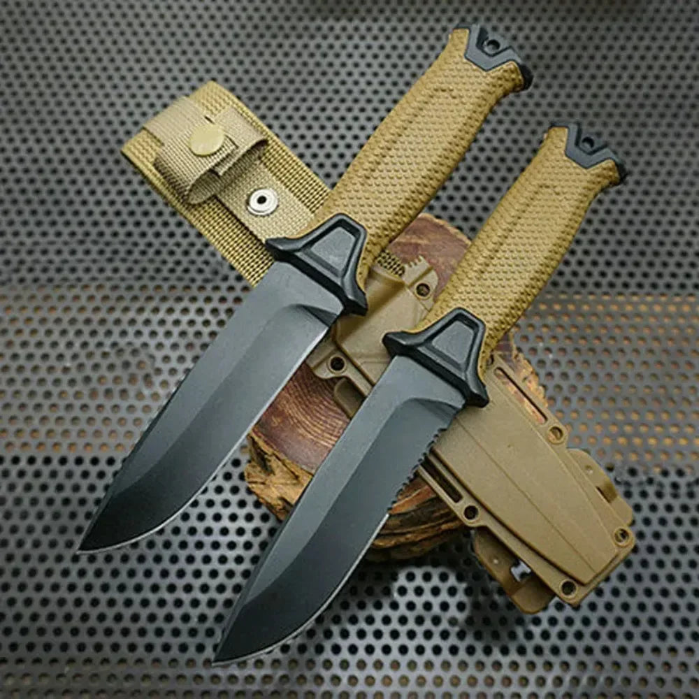 2025 New Generation Outdoor Stainless Steel Knife Portable Steel Military Tactical Knife Rock Climbing Rescue Emergency Tool
