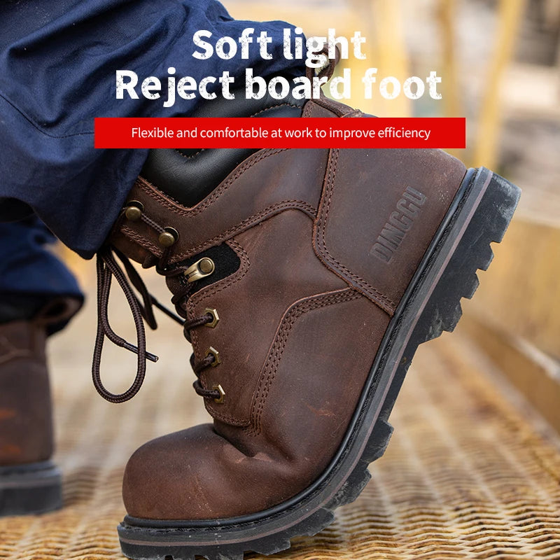 Lightweight Breathable Industrial Construction Sneakers Protective Shoes for Comfortable Work at Construction Site