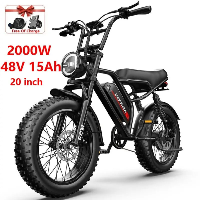 Ebike 2000w 3000w 1000w 1500w,30-50mph Electric Bikes Highspeed,48v 10ah-20ah Battery Life 30-60miles Electric Bike Adults Cheap
