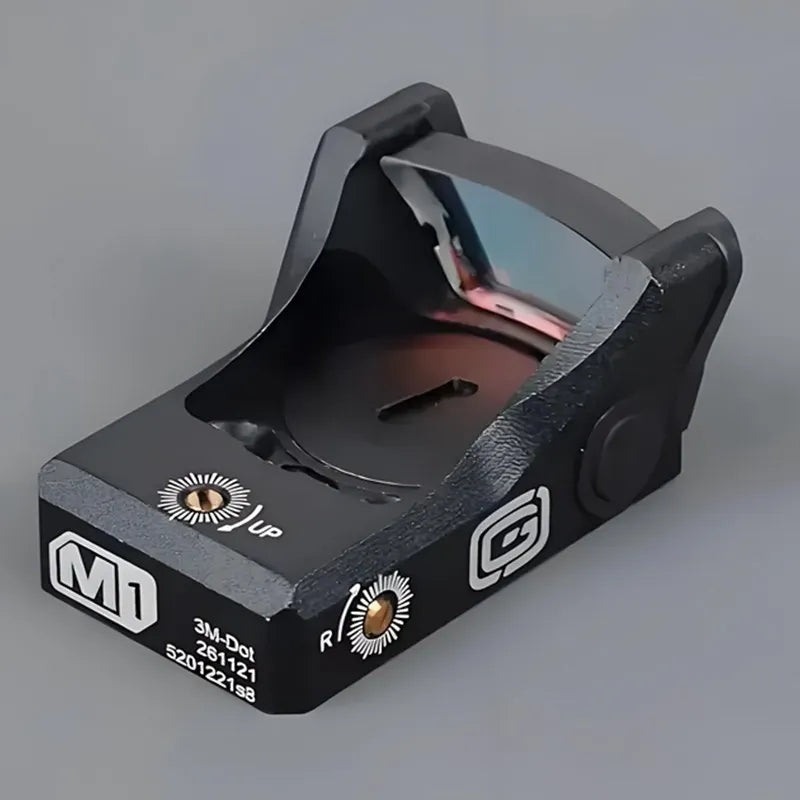 Compact M1 Red/Green Dot Scope 3MOA Auto-Off Optics, Aluminum Alloy For Hunting & Shooting - Black, Fit, Precision Design