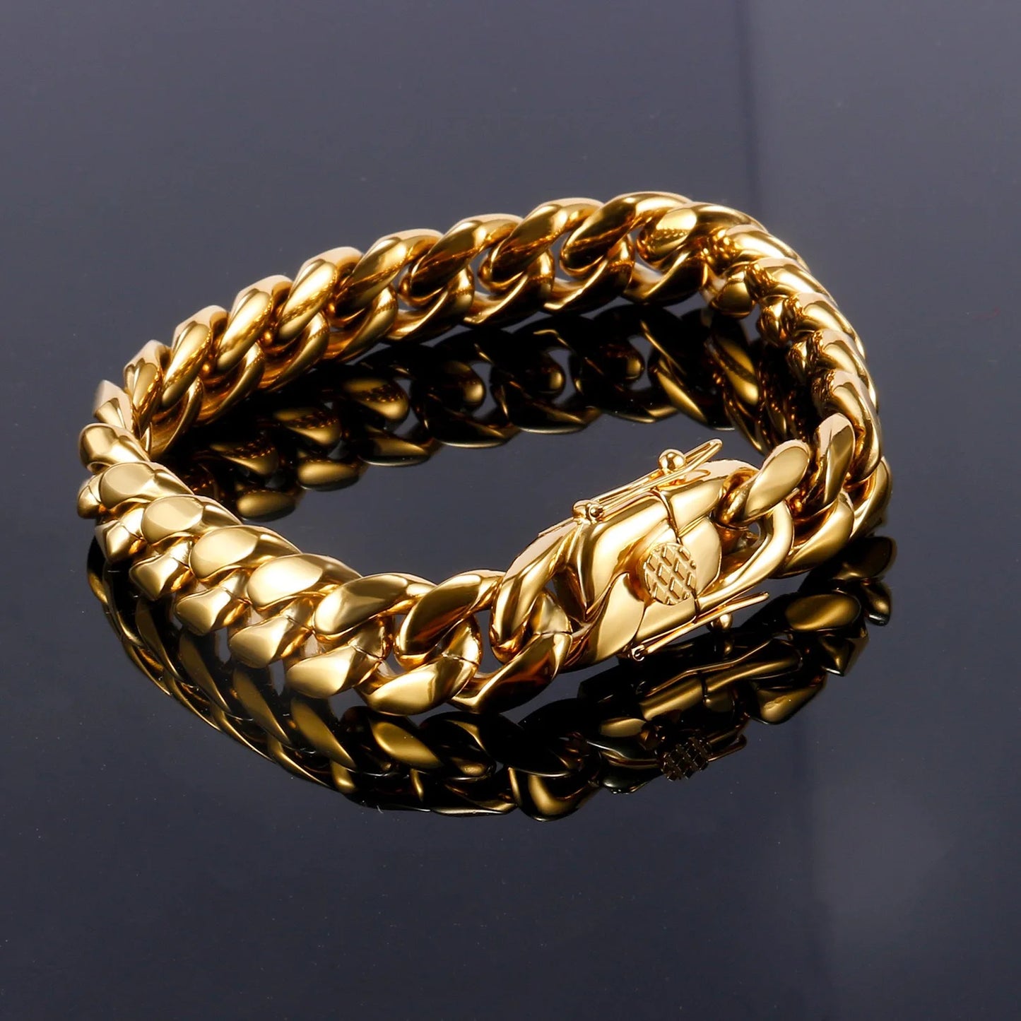 6mm-22mm wide 316L Stainless Steel Cuban Miami Chains Necklaces Big Heavy Round Link Chain for Men Hip Hop Rock jewelry
