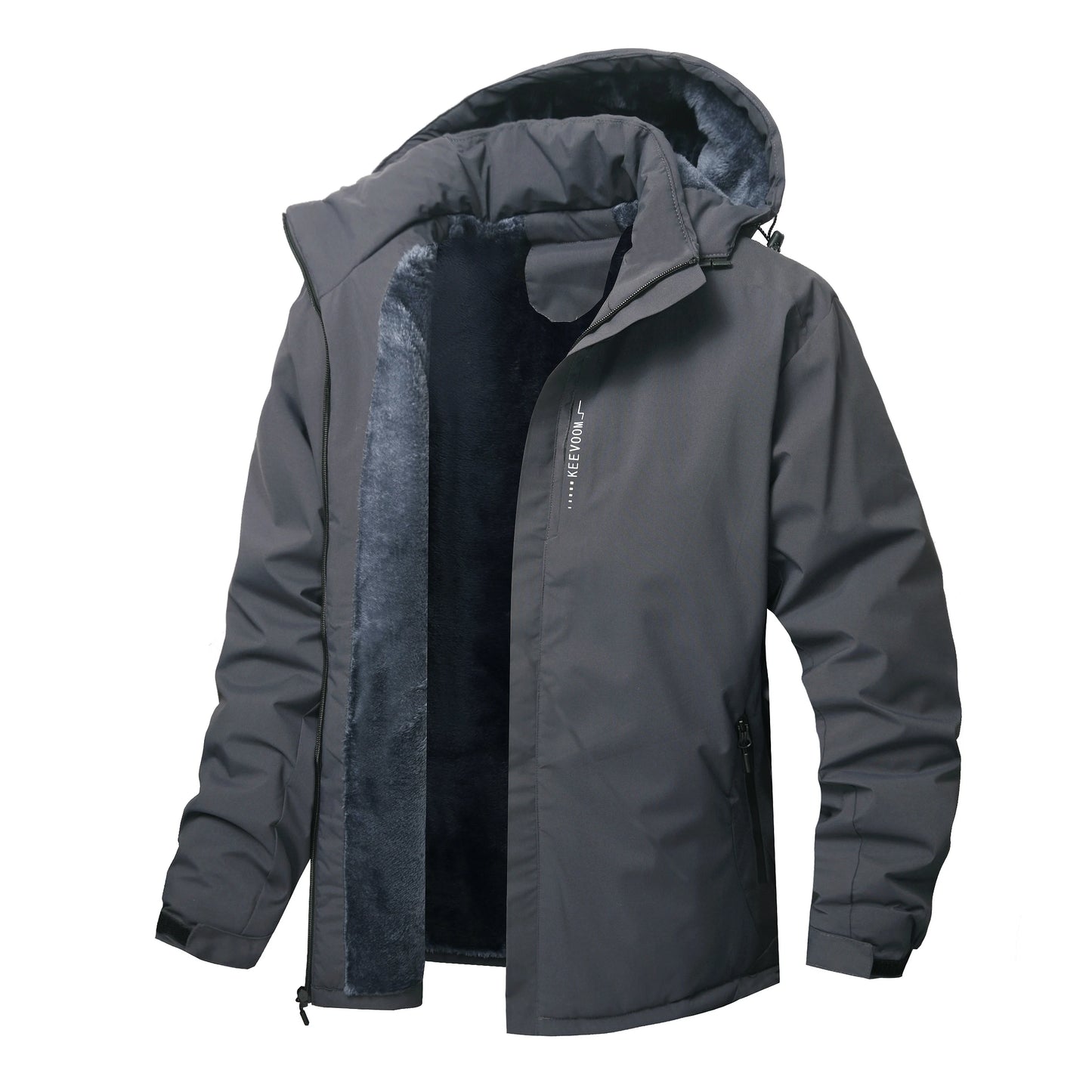 Men's Mountaineering Waterproof Snow Jacket Winter Windproof Coat Hooded Parka Outdoor Exploration Equipment cotton-padded jacke