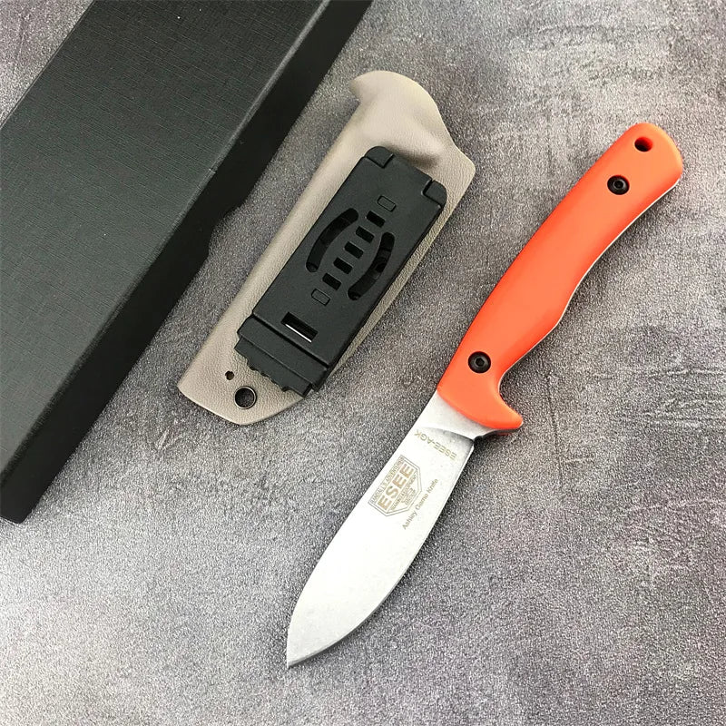 ES/EE AGK Outdoor Utility Knife with D2 Steel Blade G10 Handle Ideal for Camping Mountaineering and Tactical Defense Equipment