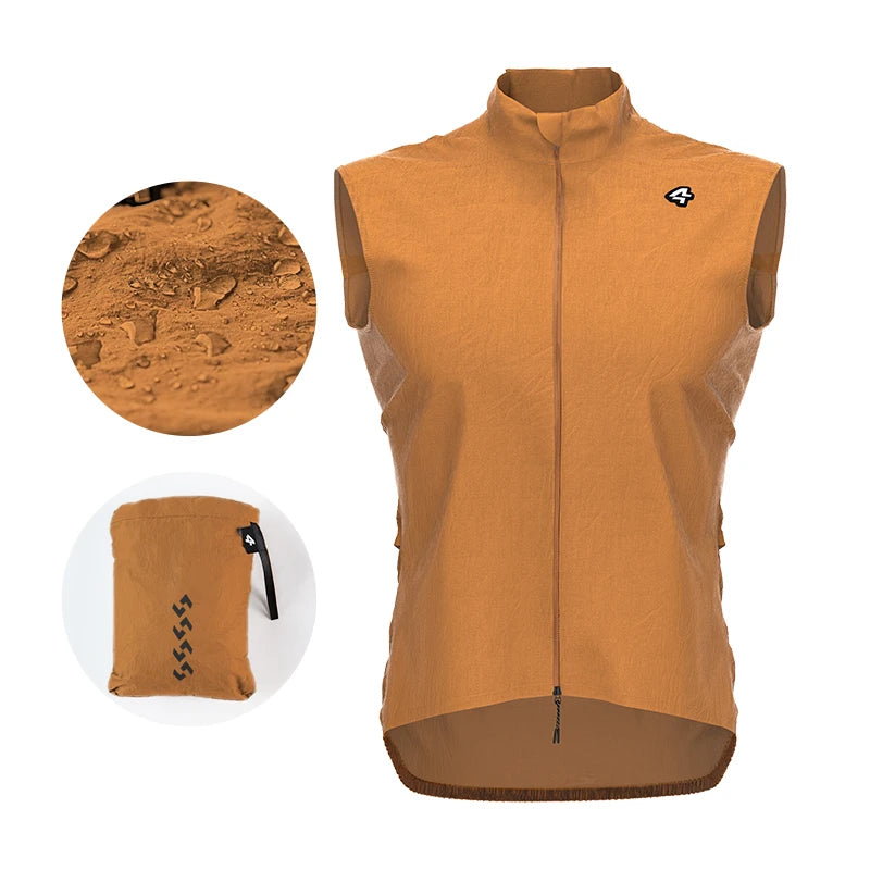 Lameda Cycling Vest For Men Windbreaker With Pockets Men's Cycling Running Vest Windproof Coat Jackets Man Road Bike Clothing