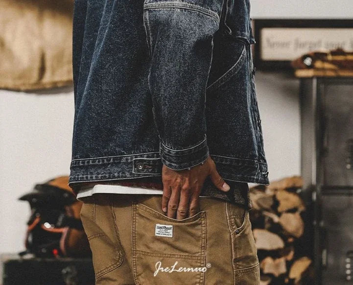 Winter 2025 Loose Cowboy Coat for Men Trendy Washed Low Price Y2k New In Casual Denim Jackets Man Korean Popular Clothes Lxury