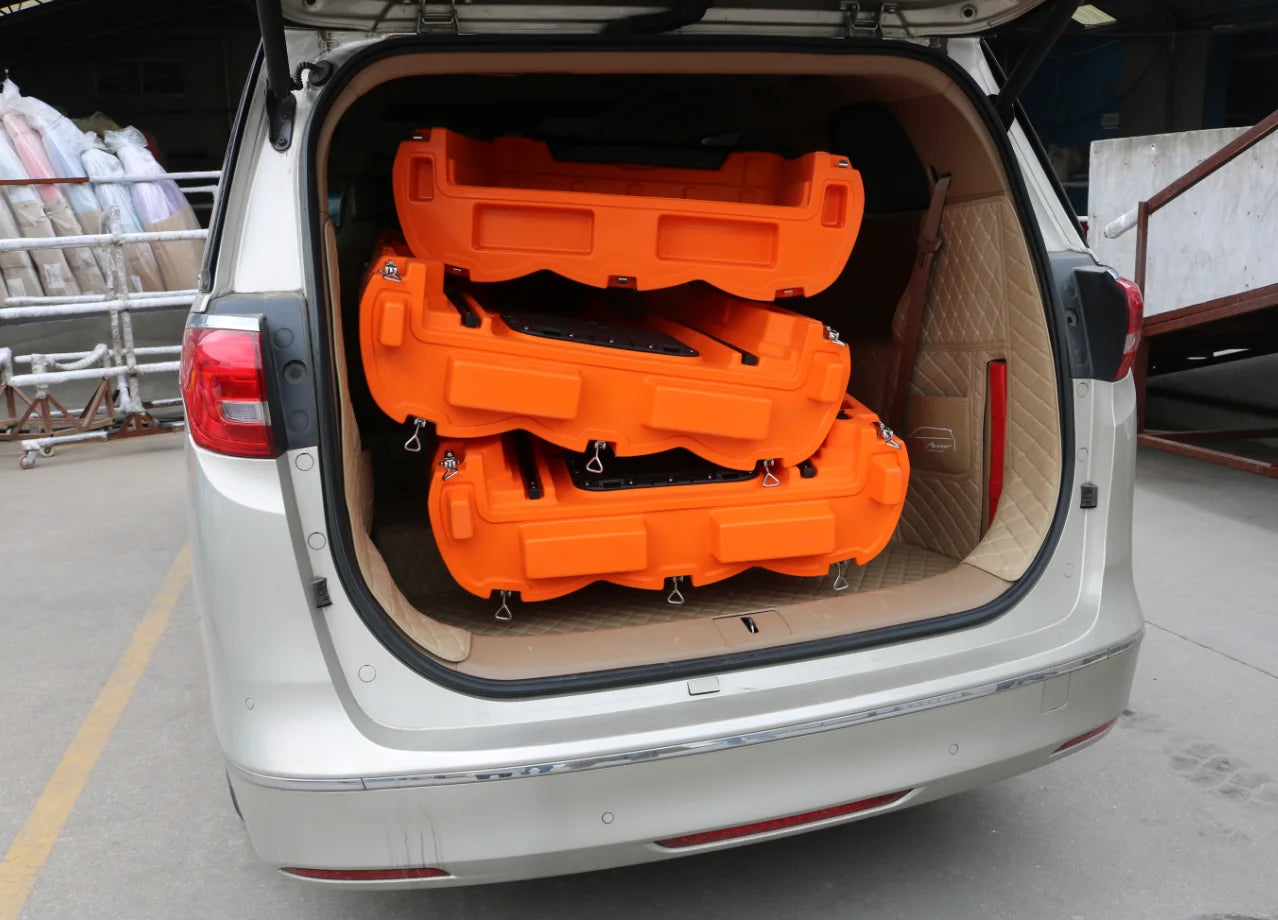 2-Seater Sit-on-Top Modular Pedal & Electric Fishing Kayak with Accessories Durable Anti-Collision Customizable Aluminum Seats