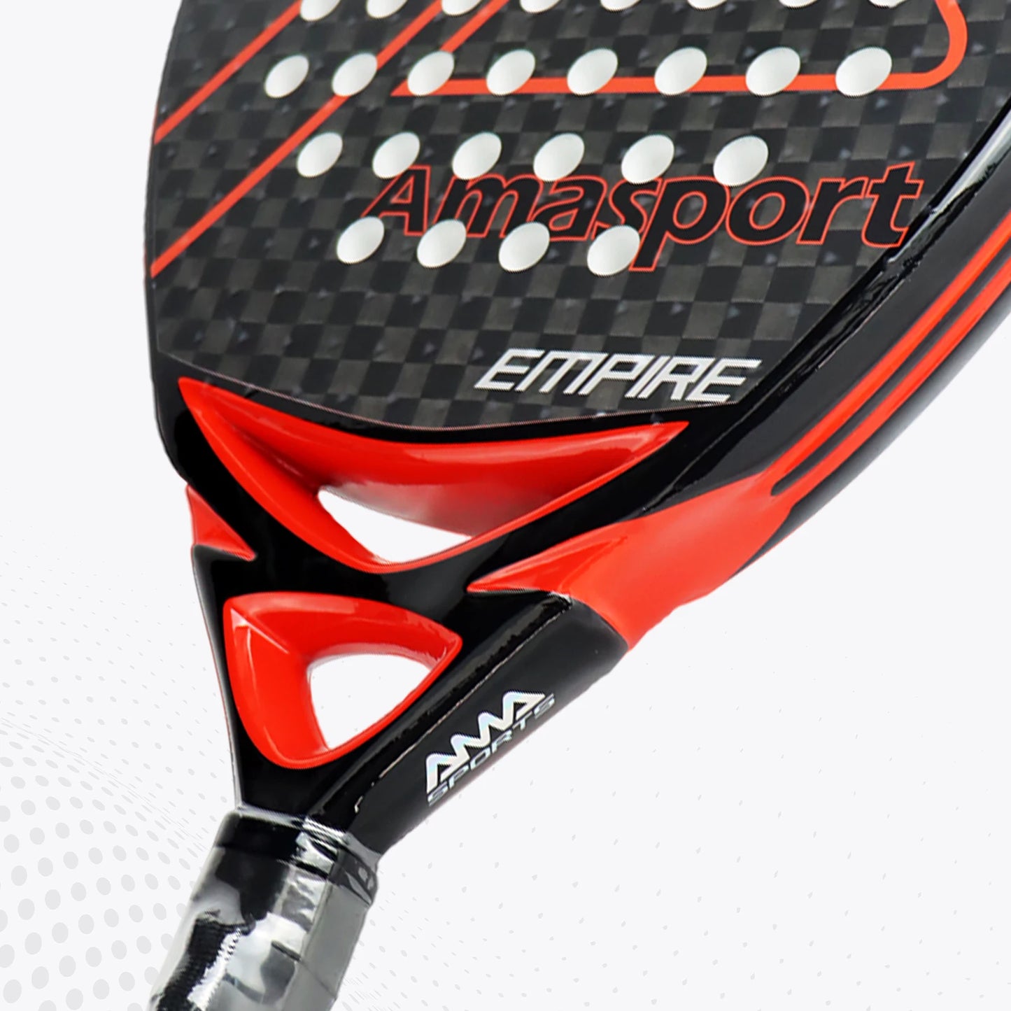 AMASPORT 12K Carbon Fiber Paddle Racket Set of 2 with Shock Absorption,Control and Power,2024 Professional Paddle Tennis Racquet