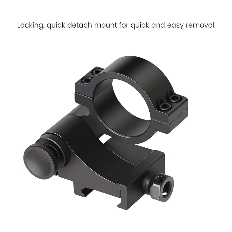 Feyachi M36 1.5X - 5X Red Dot Sight Optics Magnifier with Flip to Side Mount