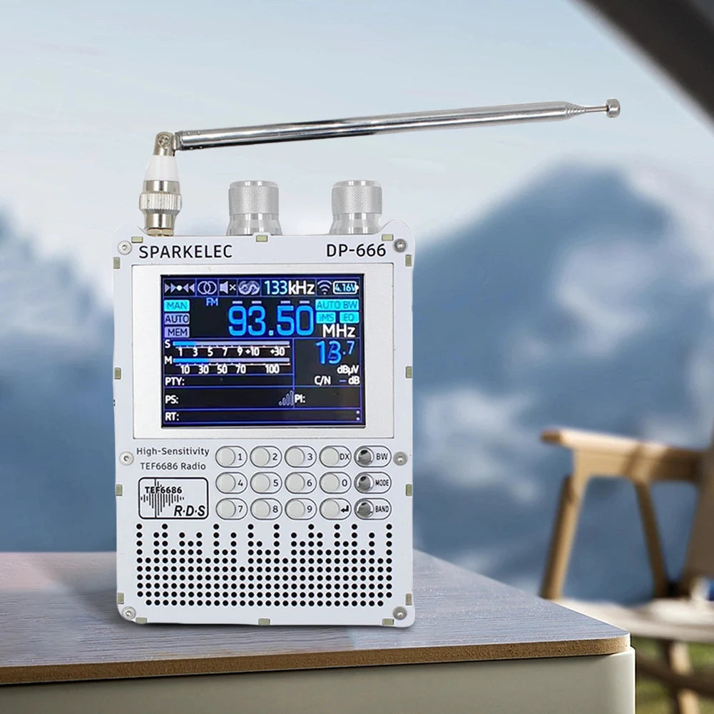 DP-666 TEF6686 Radio High Sensitivity Full Band FM AM Short Wave Radio Battery Operated Radio