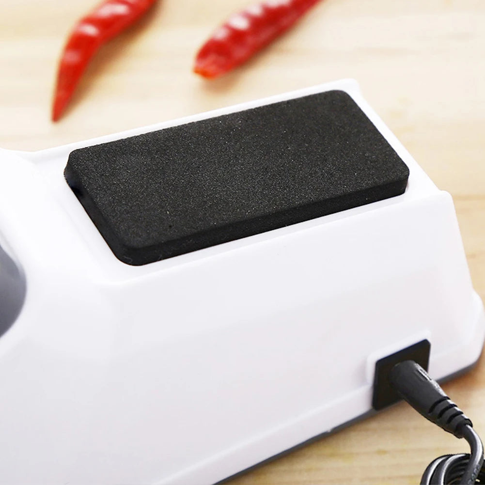 Automatic Knife Sharpener Adjustable Electric Knife Sharpeners Household USBRechargable Fast Sharpening Tool Kitchen Knives Tool