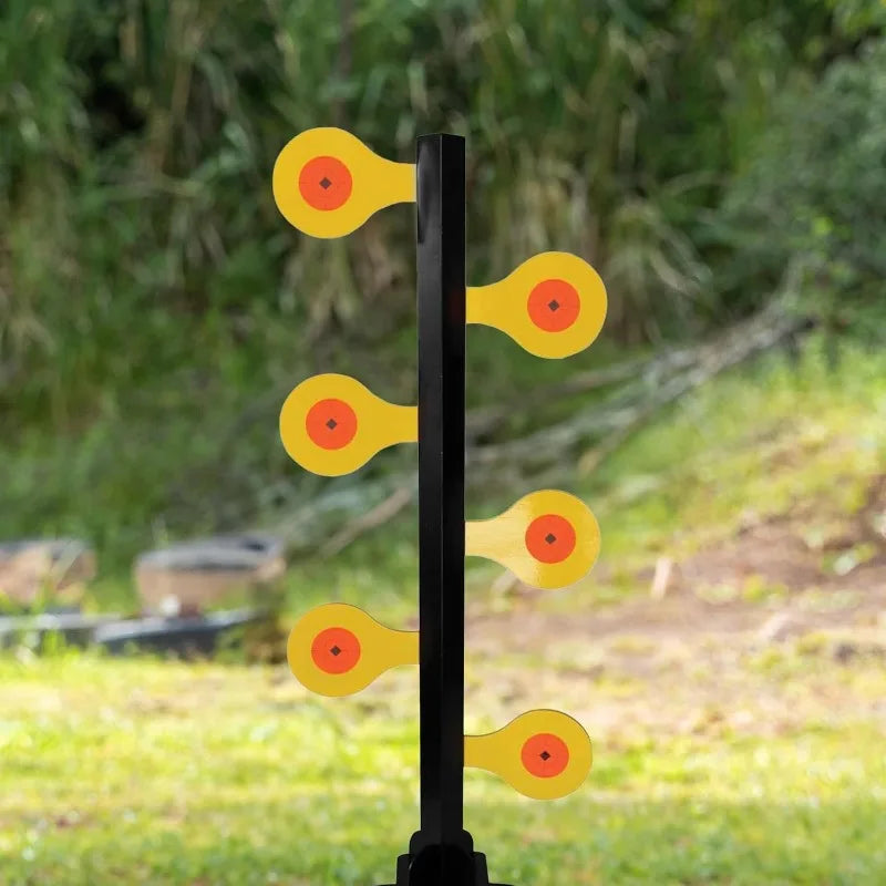 Handgun Dueling Tree Target with AR500 Steel Paddles, World of Targets