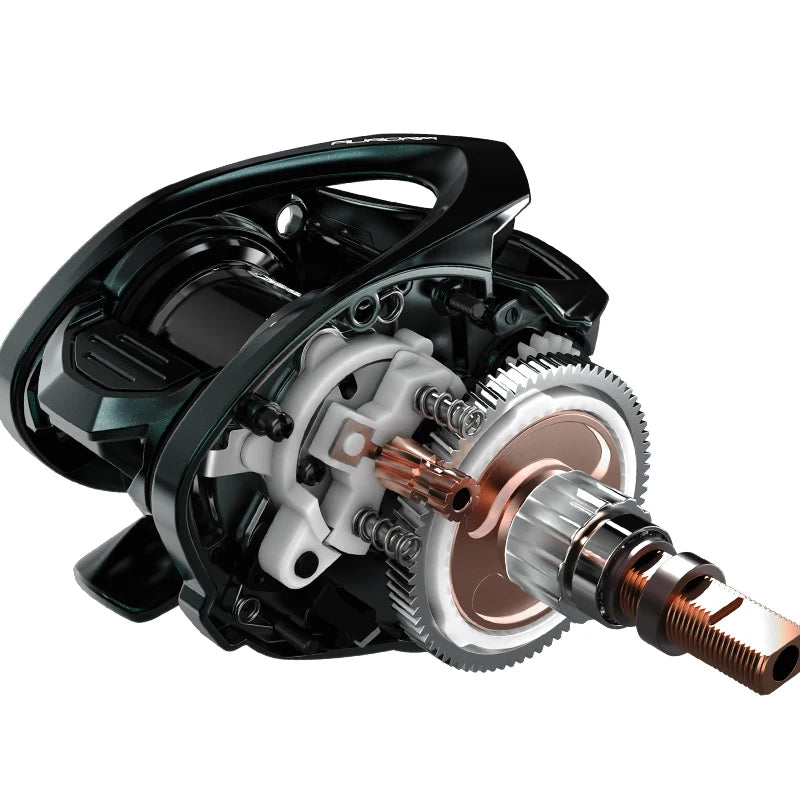 HISTAR Aurora airCF Carbon BFS NMB SIC BB 109G 3D Suspension Magnetic Brake 8.1:1 Ratio 4KG Drag Power Baitcasting Fishing Reel