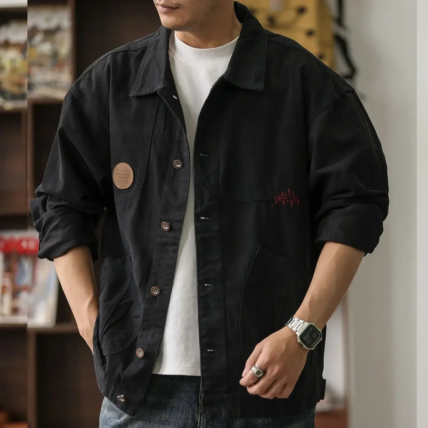 Winter 2025 Loose Cowboy Coat for Men Trendy Washed Low Price Y2k New In Casual Denim Jackets Man Korean Popular Clothes Lxury