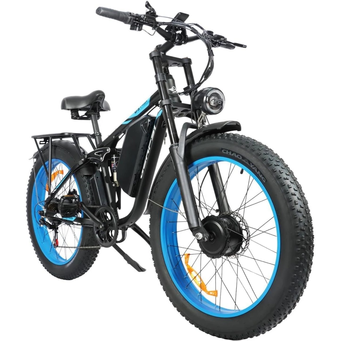 BAOLUJIE DM01 Electric Motorcycle 2000W Moto Electric Bicycle 60V30AH Battery Color Display 42 MPH EBike UL2849【1 Year Warranty】