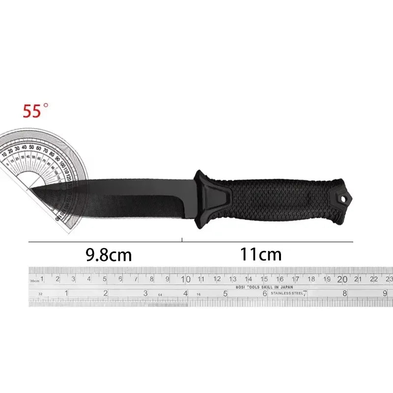 2025 New Generation Outdoor Stainless Steel Knife Portable Steel Military Tactical Knife Rock Climbing Rescue Emergency Tool
