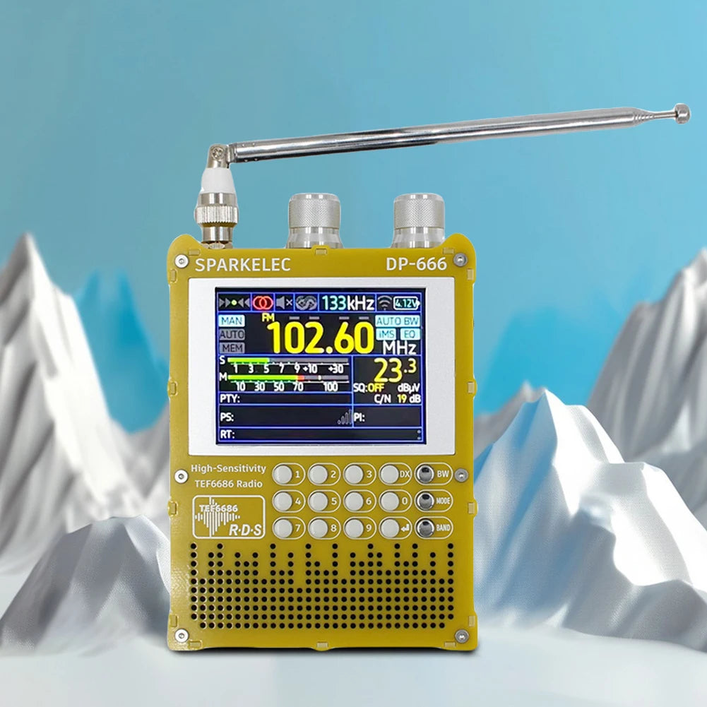 DP-666 TEF6686 Radio High Sensitivity Full Band FM AM Short Wave Radio Battery Operated Radio