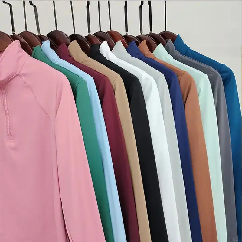 MXLLINA Burgundy Horse Riding T-Shirts Women Soft Equestrian Long Sleeve Tops Ladies Rider Show Base Layer T-shirt Wear Clothing