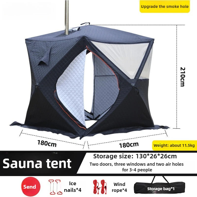 Portable Ice Fishing Shelter Easy Set-up Winter Fishing Tent Ice Fishing Tent Waterproof & Windproof Winter Fishings Shelter 텐트